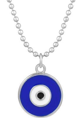 TODANI JEMS Stainless Steel Round shape Evil Eye pendant Good luck Men Women (PCMC4960) Silver Stainless Steel Pendant