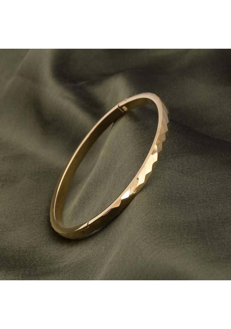 Stainless Steel Gold-plated Bracelet - Indya