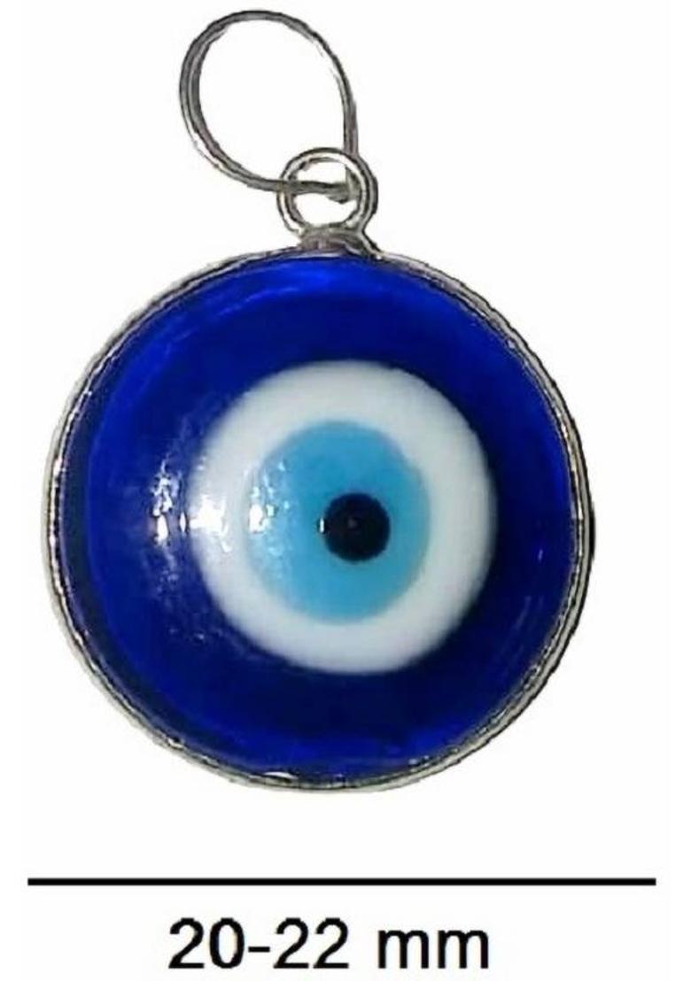Takshila Gems Blue Evil Eye Pendant Evil Eye Locket for Unisex Nazar Raksha Kavach Stone Locket - Indya