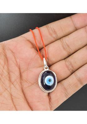 GIACOMO A+ Quality evil eye Protection Nazriya Pendant For Men & Women Silver Beads Brass, Alloy Pendant