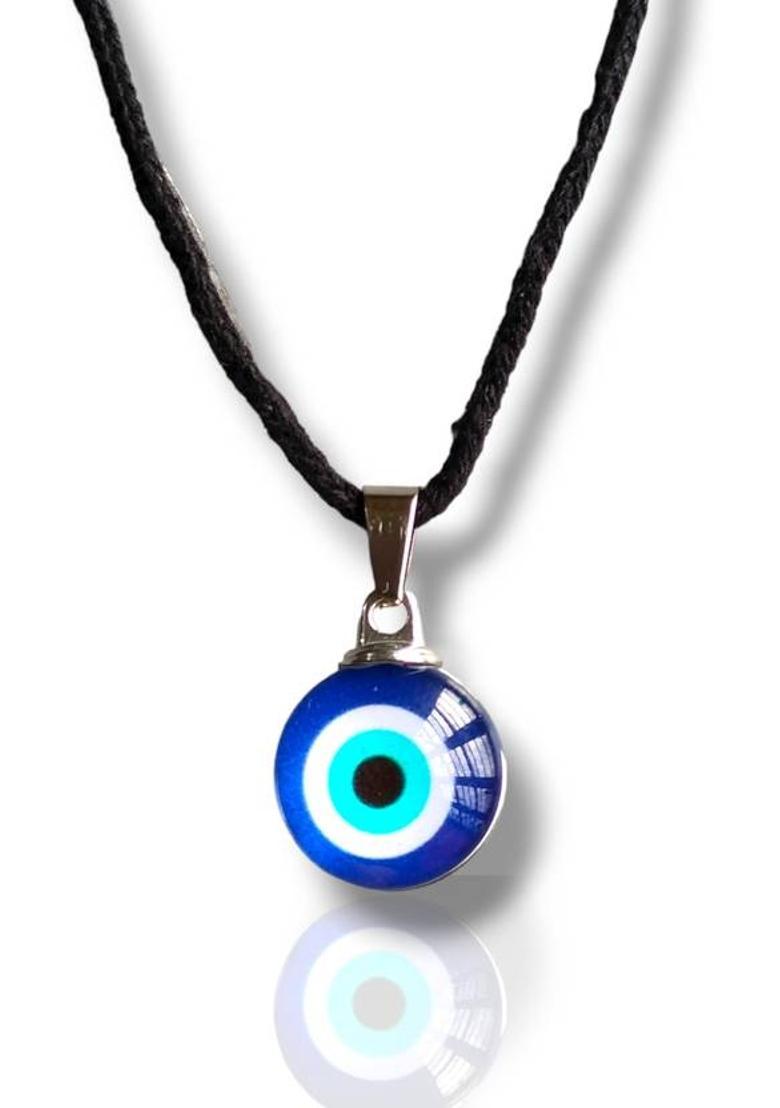 Vanishree World Blue Evil Eye Pendant Original Turkish Evil Eye For Women, Strong Spiritual Crystal Locket - Indya