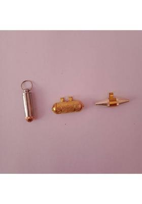 Khushi Traders Nazariya Black Thread to Protect from Evil Eyes for Baby Kids tabiz Boys Girls Brass, Silk Dori Pendant