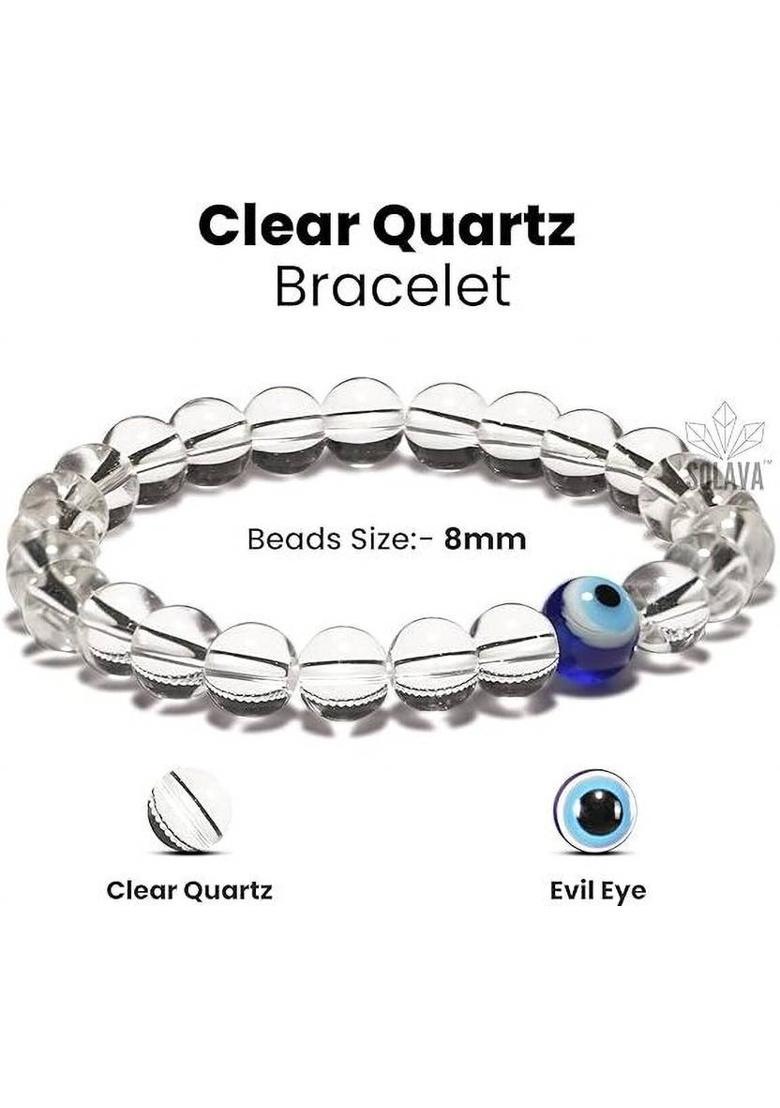 Crystal Beads, Agate, Crystal, Jade, Quartz Bracelet - Indya