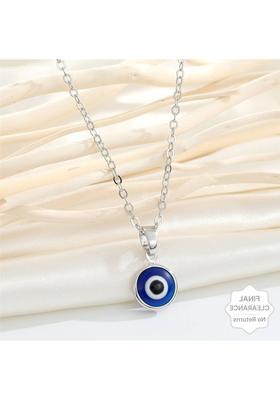 Teeragaj C 851_RR JSE-sha-evil eye_184 Silver Stone Pendant Set