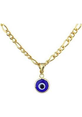 KUNDLI GEMS Evil Eye Stone Pendant Protection Evil For unisex Gold-plated Crystal Stone Pendant