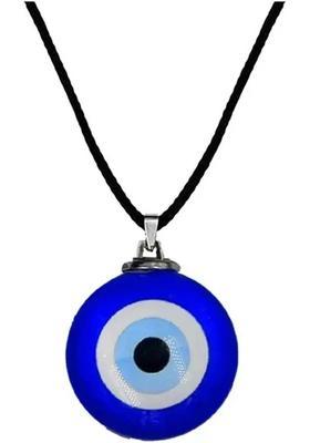 Vanishree World Round Evil Eye Nazar Suraksha Kavach Locket Pendant Necklace Brass Pendant