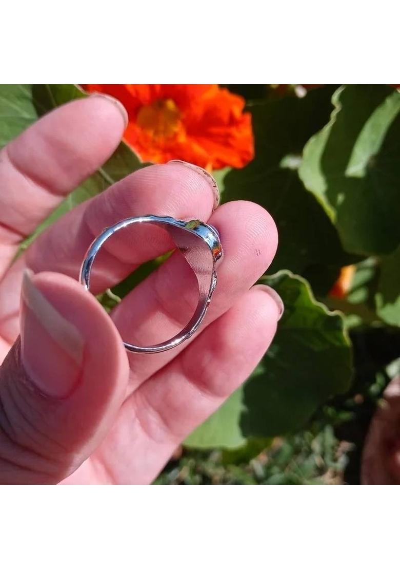 Beautiful & Stylish EVIL EYE Ring For Girls & Women Stainless Steel, Alloy Silver Plated Ring - Indya