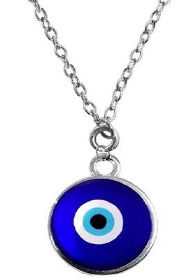 Whitechimes s-big silver evil eye locket Stainless Steel Pendant