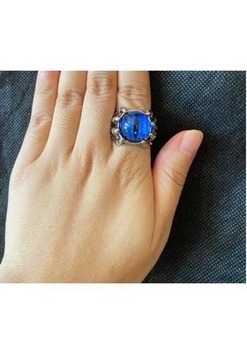 Evil Eye RIng & Owl Ring for Men and Women Stylish/Biker/Partywear Ring (Combo) Stainless Steel Silver Plated Ring