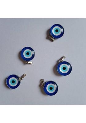 Khushi Traders nazariya Blue Turkish Evil Eye Pendant 5pc Crystal Crystal, Stone Pendant