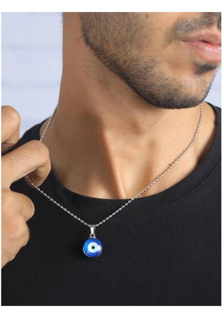 TODANI JEMS Evil Eye Necklace Blue Eyes Amulet Pendant Necklace Chain Gift for Women,Girls Crystal - Indya
