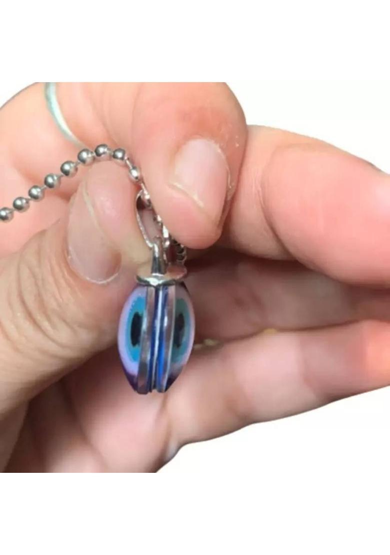TODANI JEMS Evil Eye Necklace Blue Eyes Amulet Pendant Necklace Chain Gift for Women,Girls Crystal - Indya