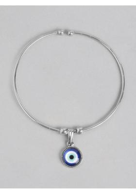 Evil Eye Silver Charm Bracelet&nbsp;&nbsp;(Pack of 2)