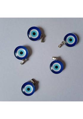Khushi Traders nazariya Blue Turkish Evil Eye Pendant 5pc Crystal Crystal, Stone Pendant