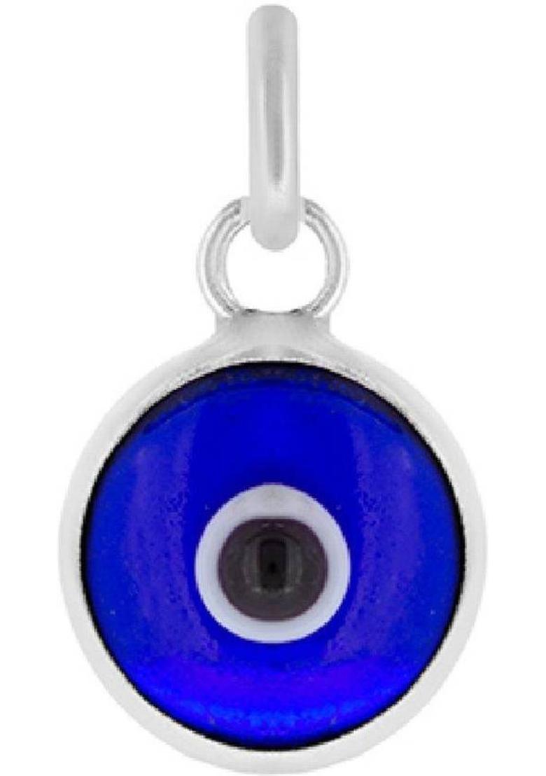 KUNDLI GEMS Evil Eye Stone Pendant Protection Evil For unisex Silver Crystal Stone Pendant - Indya