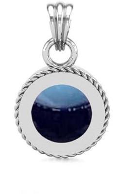 APSLOOSE 6.25 Ratti 5.00 Crt Original Turkish Nazariya Natural Blue Evil Eye Pendants Silver Brass Locket