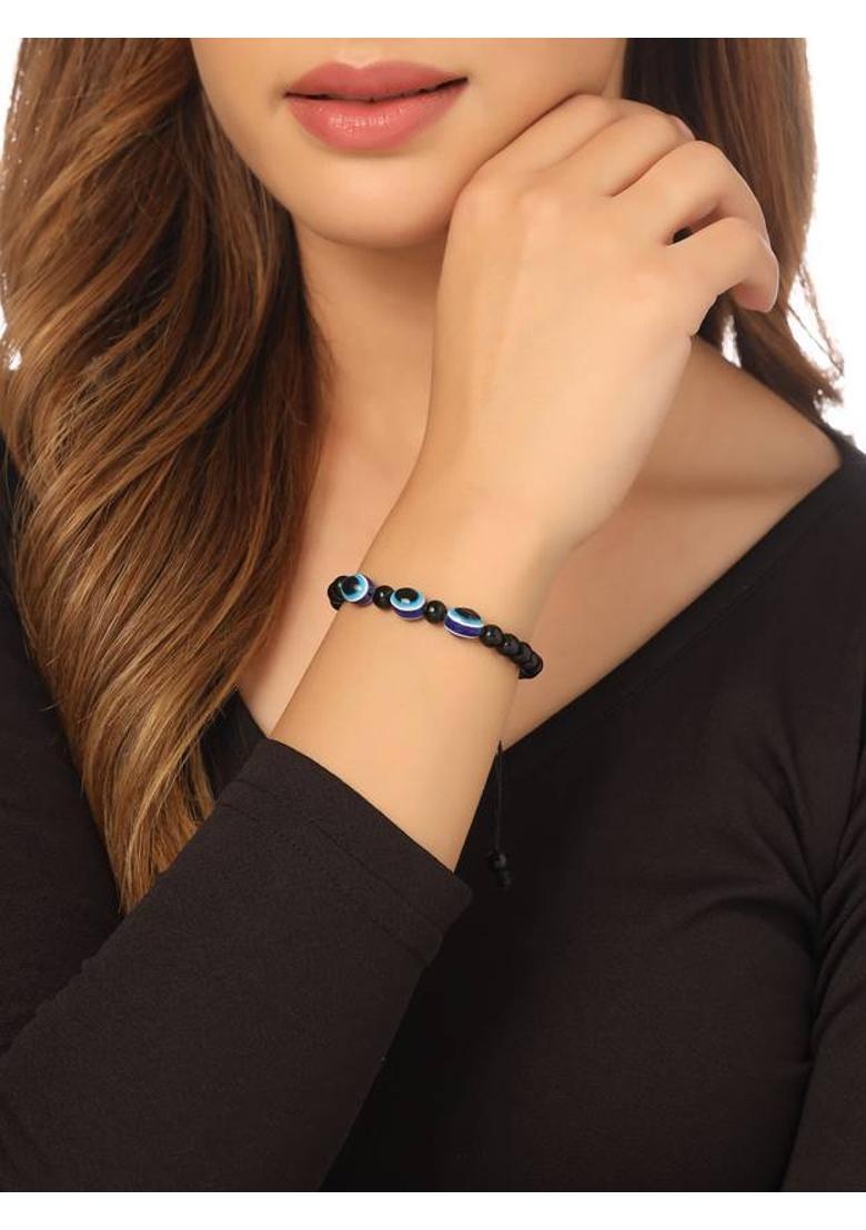 Fabric Crystal Bracelet - Indya