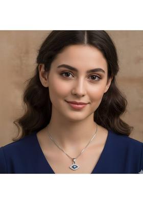 MyFlips Trendy Silver Evil Eye Pendant Sterling Silver Alloy Pendant