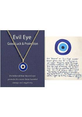 TODANI JEMS Evil Eye Pendant/Necklace Protect You From Harmful Energy and Negatives Nazar Gold-plated Stainless Steel