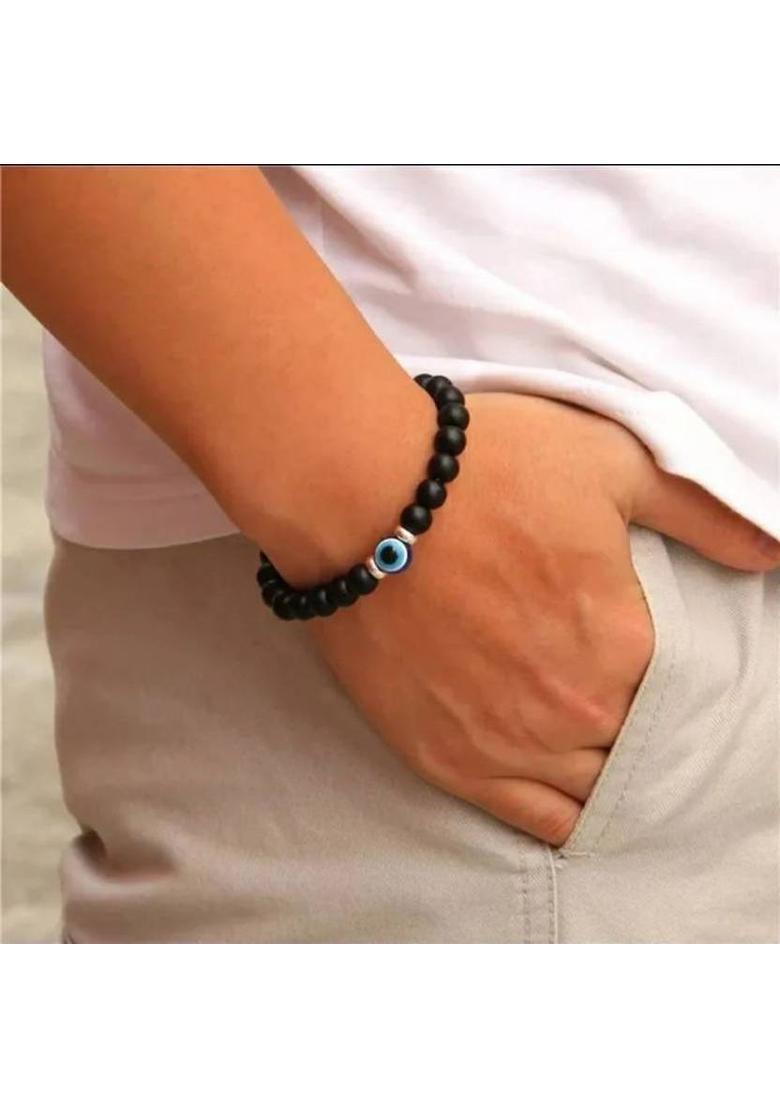 Evil Eye Beads Bracelet&nbsp;&nbsp;(Pack of 2) - Indya