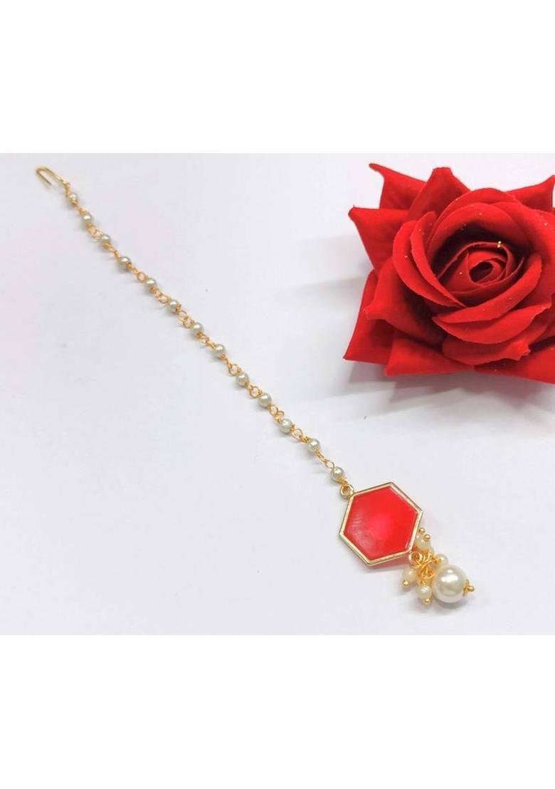 Brass Maang Tikka - Indya