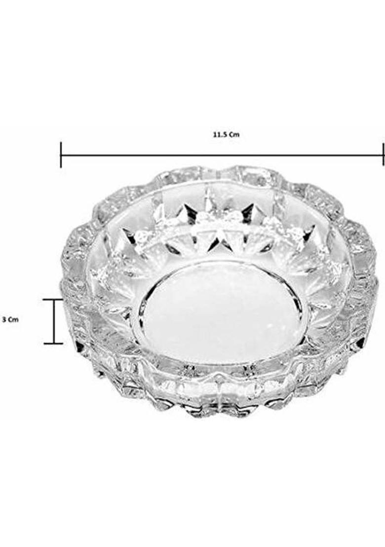 Gokulshoppe Crystal Glass Turtle/Kachua With Color Stone Feng Shui home Decorative Decorative Showpiece - 3 cm&nbsp;&nbsp;(Crystal, Clear) - Indya