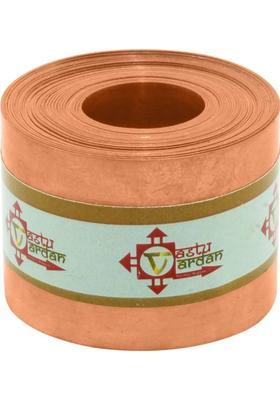 vastu vardan Copper Strip For Vastu Remedy {8 Feet ,25 MM Width, 0.3MM Thickness}{Pack-1} Decorative Showpiece - 11 cm&nbsp;&nbsp;(Copper, Red)