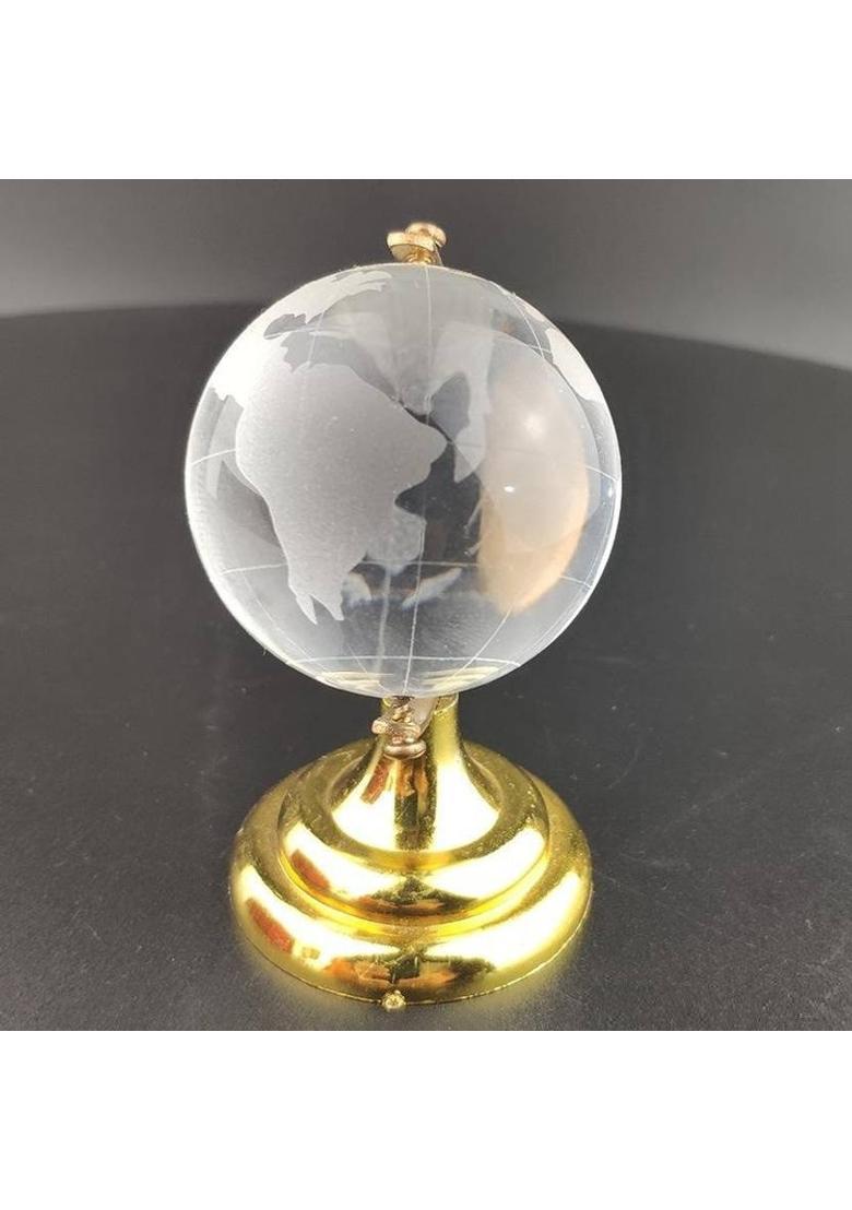 SWISS WONDER Decorative Showpiece - 7 cm&nbsp;&nbsp;(Crystal, Metal, Gold) - Indya