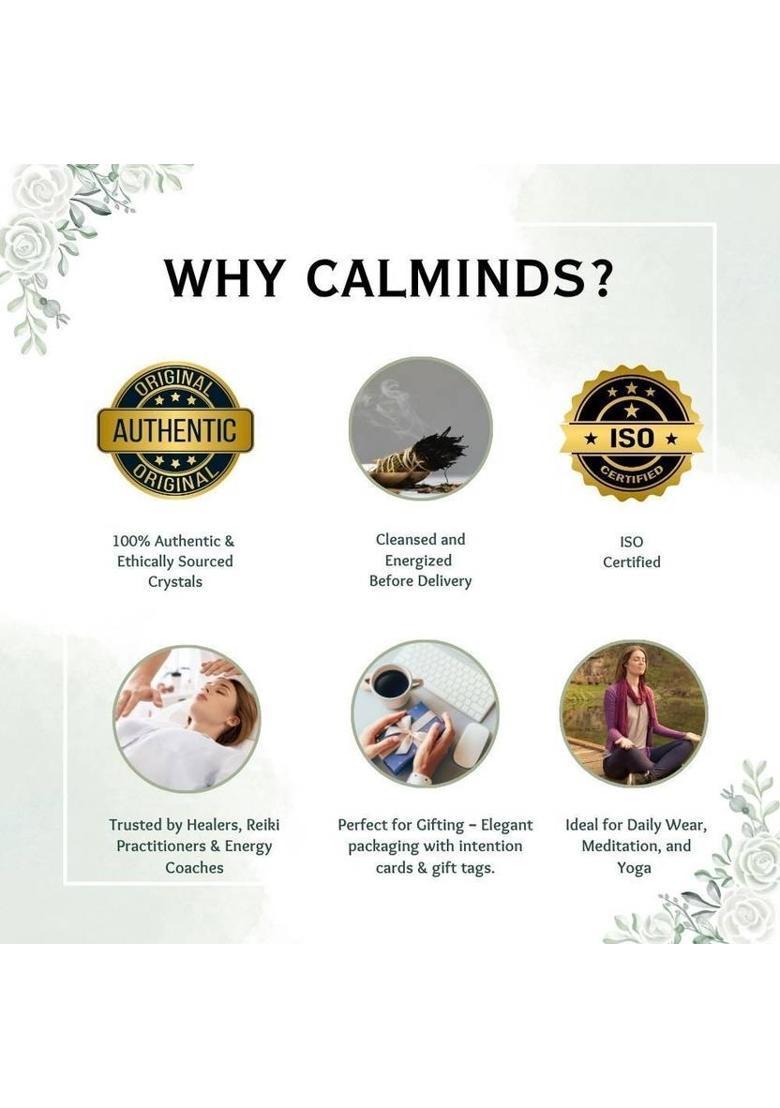 Calminds Gomti Chakra Laxmi Pyramid crystal for home, Vastu Correction, Chakra Healing Decorative Showpiece - 8 cm&nbsp;&nbsp;(Crystal, Yellow) - Indya