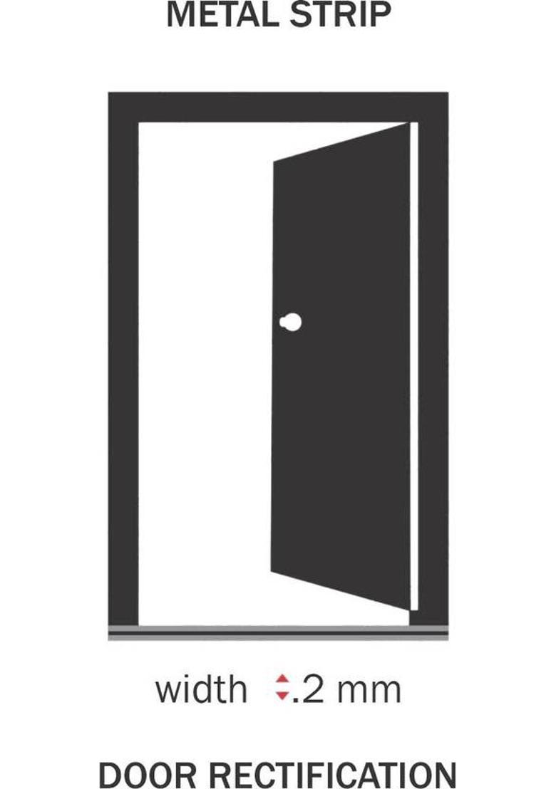 TREEMAISON Stainless-Steel Strip {8 Feet Length, 12 mm Width & 0.3MM Thickness} {Pack of 2} Decorative Showpiece - 11 cm&nbsp;&nbsp;(Steel, Steel) - Indya