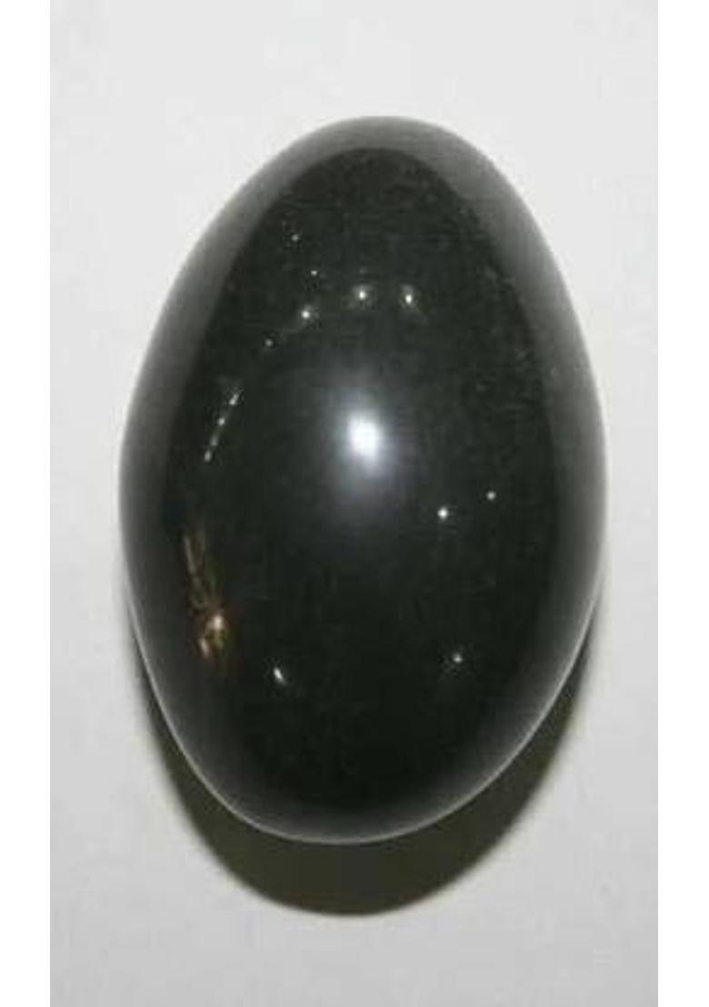 SPR enterprises Narayana Shaligram / Vishnu Salagram Decorative Showpiece - 4 cm&nbsp;&nbsp;(Marble, Black) - Indya