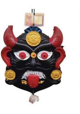 KHATU SHYAM ENTERPRISES Nazar battu plastic bhoot 2024 Decorative Showpiece - 18.96 cm&nbsp;&nbsp;(Plastic, Black, Multicolor)