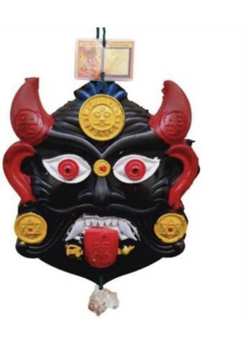 KHATU SHYAM ENTERPRISES Nazar battu plastic bhoot 2024 Decorative Showpiece - 18.96 cm&nbsp;&nbsp;(Plastic, Black, Multicolor) - Indya