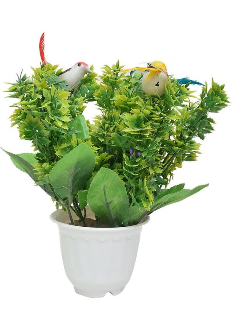 Dcreations Golden Laughing Buddha With Potli Decorative Showpiece - 10.16 cm&nbsp;&nbsp;(Polyresin, Multicolor) - Indya