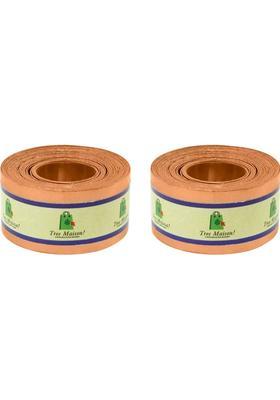 TREEMAISON Copper Strip For Vastu Remedy {8 Feet ,18 MM Width, 0.3 MM Thickness} {Pack-2} Decorative Showpiece - 11 cm&nbsp;&nbsp;(Copper, Copper)