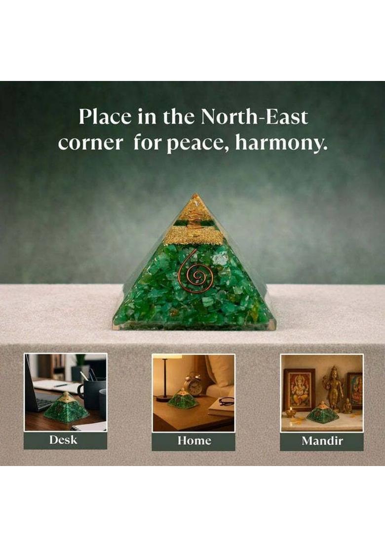 Agatesvibe Decorative Showpiece - 7 cm&nbsp;&nbsp;(Resin, Green) - Indya