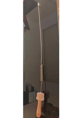 Shubh Sanket Vastu Aura Meter (Bobber) - 28 Inch, Dowsing Rod For Energy Detector Decorative Showpiece - 69 cm&nbsp;&nbsp;(Brass, Wood, Brown)