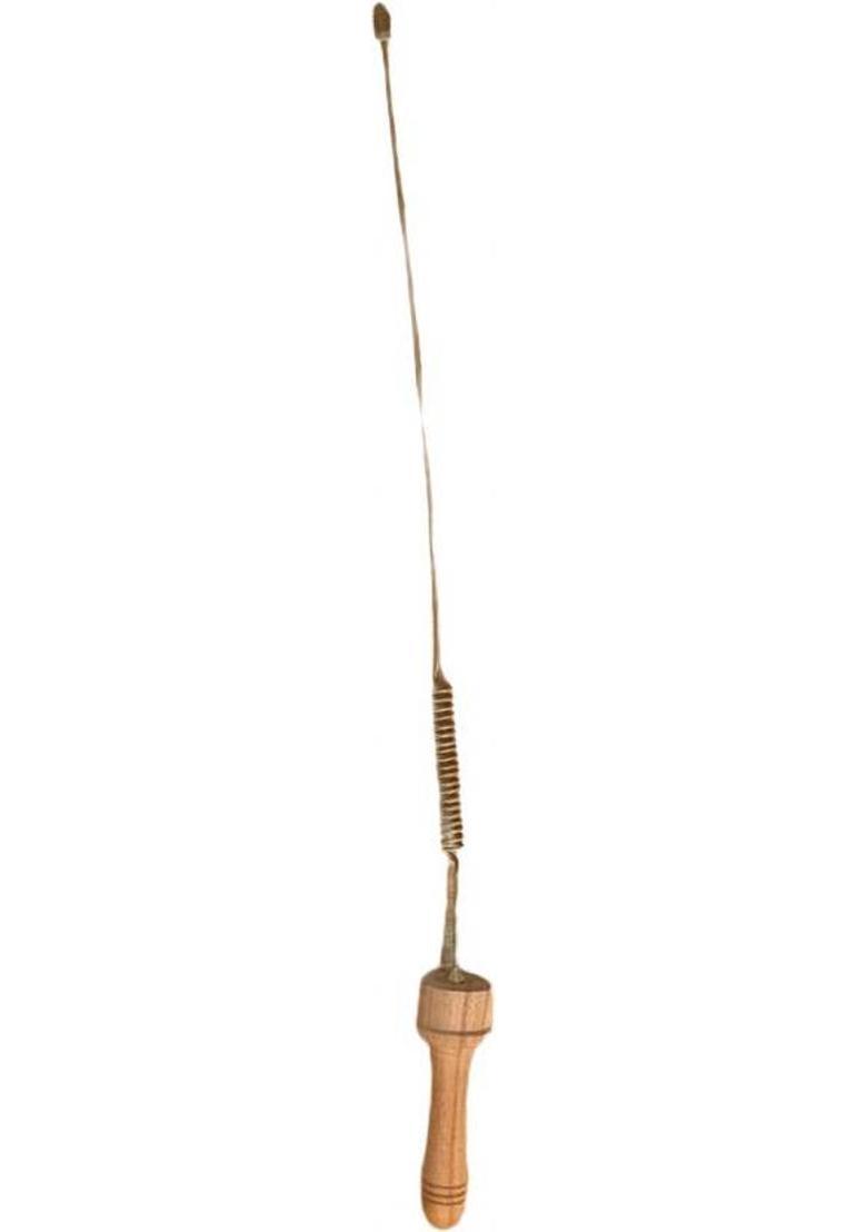Shubh Sanket Vastu Aura Meter (Bobber) - 28 Inch, Dowsing Rod For Energy Detector Decorative Showpiece - 69 cm&nbsp;&nbsp;(Brass, Wood, Brown) - Indya