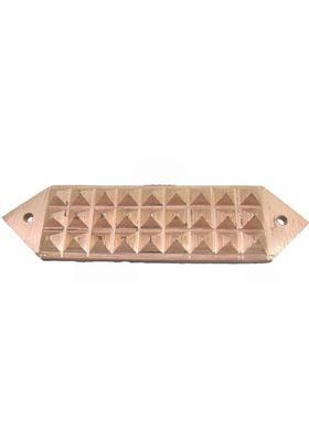 Plus Value Vastu Copper Pyramid Strip for Toilet Defects or Division Decorative Showpiece - 10 cm&nbsp;&nbsp;(Copper, Gold)
