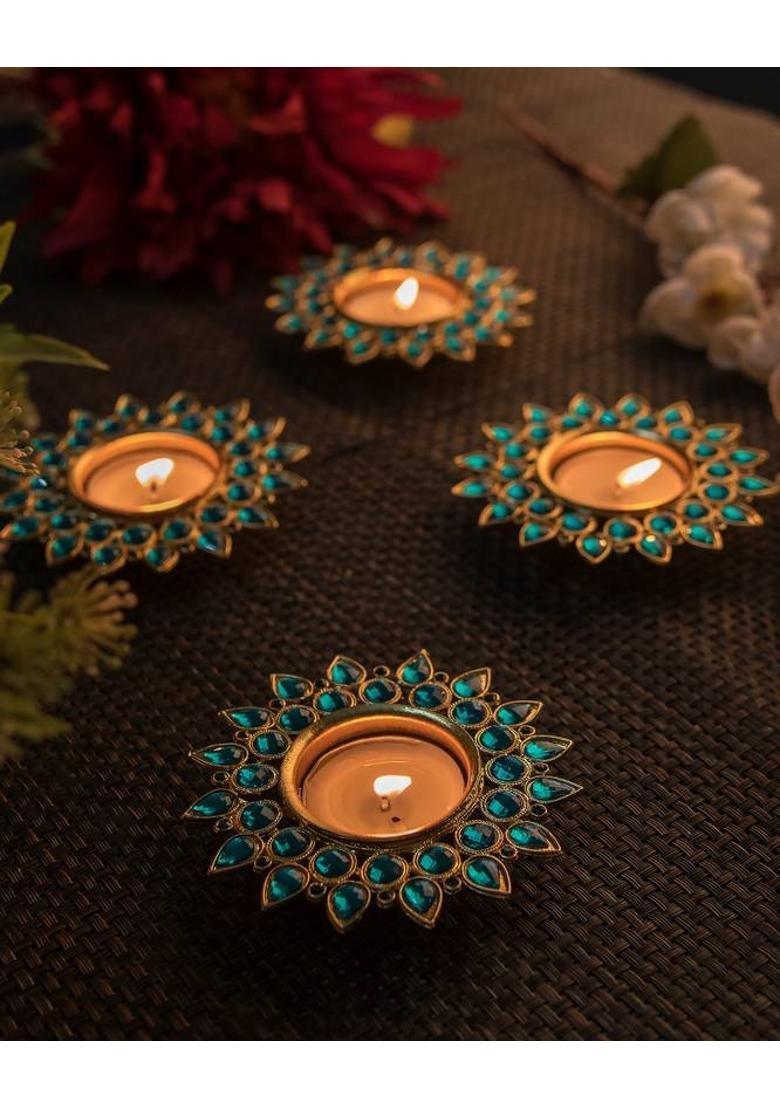 Feng Shui Art Vastu / Yin Yang Hanging with Mirror for Health and Prosperity Decorative Showpiece - 40 cm&nbsp;&nbsp;(Aluminium, Gold) - Indya