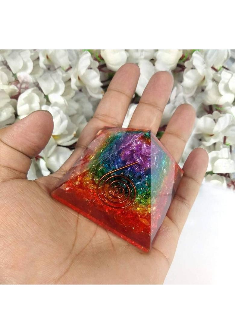 AJOOM Decorative Showpiece - 6 cm&nbsp;&nbsp;(Stone, Multicolor) - Indya