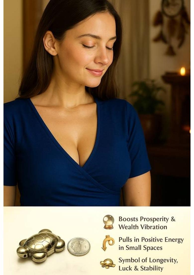 Divine Crystal Ocean Gold Pyrite Turtle (20 mm) Decorative Showpiece - 1 cm&nbsp;&nbsp;(Metal, Gold) - Indya