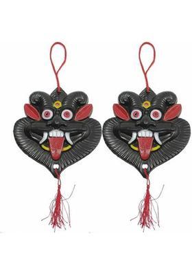 SK Craft Wall Hanging Nazar Battu-Evil Eye Protector Decorative Showpiece - 40 cm&nbsp;&nbsp;(Plastic, Multicolor)