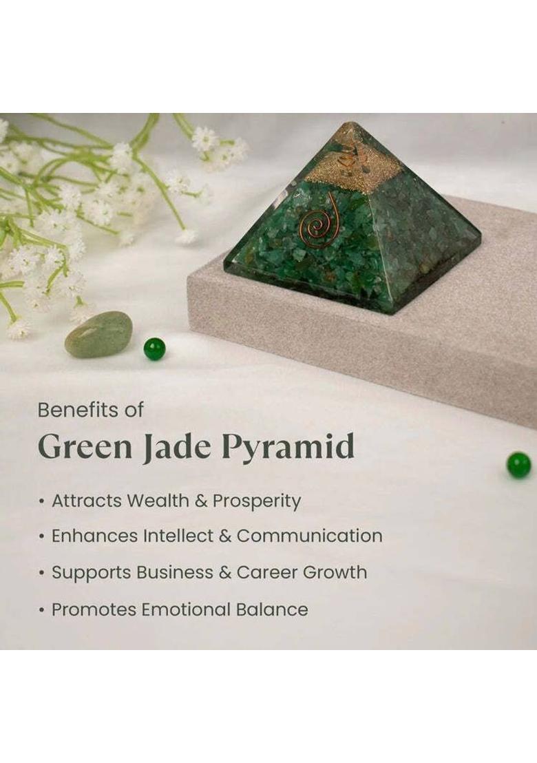 Multiagate Decorative Showpiece - 7 cm&nbsp;&nbsp;(Resin, Green) - Indya