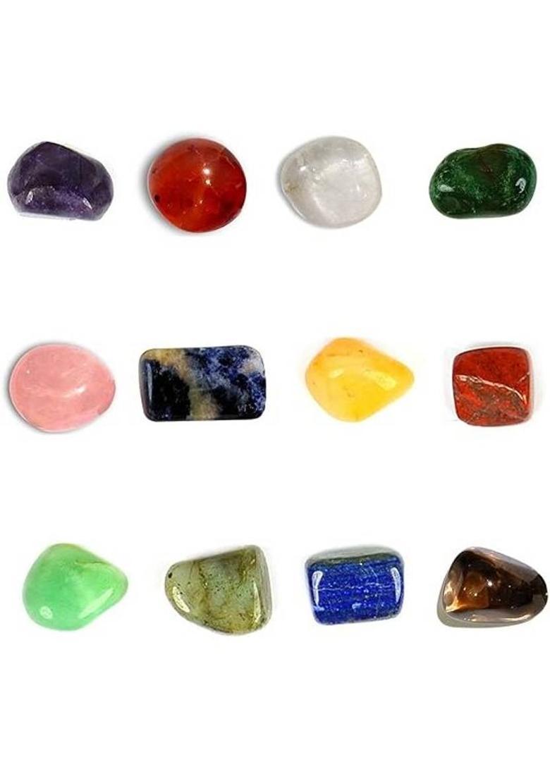 MIRAN AGATE Decorative Showpiece - 1 cm&nbsp;&nbsp;(Crystal, Multicolor) - Indya