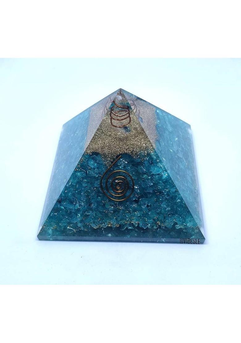 VIBESLE Decorative Showpiece - 10 cm&nbsp;&nbsp;(Stone, Blue) - Indya