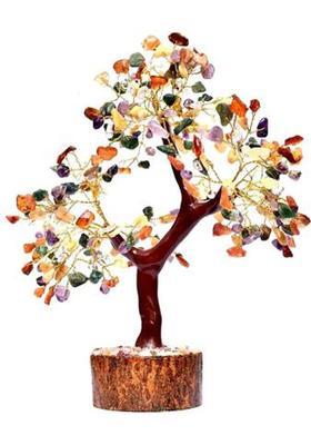 Ahina Plant Sculpture Tree; Good Luck, Wealth, Success & Prosperity Decorative Showpiece - 8 cm&nbsp;&nbsp;(Ceramic, Multicolor)