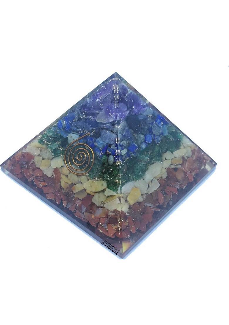 VIBESLE Decorative Showpiece - 10 cm&nbsp;&nbsp;(Stone, Multicolor) - Indya