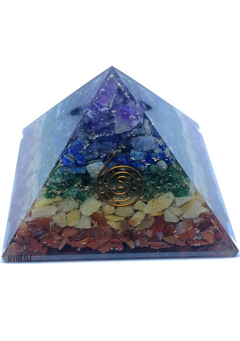 VIBESLE Decorative Showpiece - 10 cm&nbsp;&nbsp;(Stone, Multicolor) - Indya