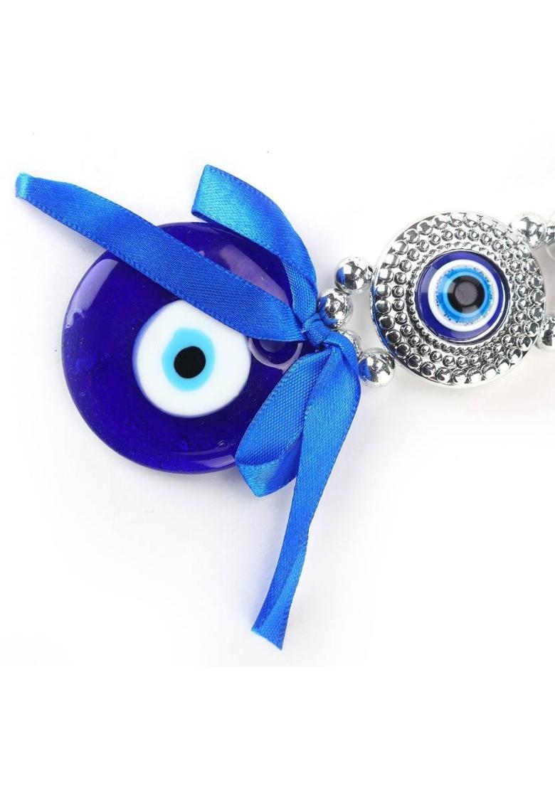 ayoni Original Lakshmi pyramid crystal yantra labtested authorise decorative showpiece Decorative Showpiece - 15 cm&nbsp;&nbsp;(Glass, Polyresin, Blue) - Indya